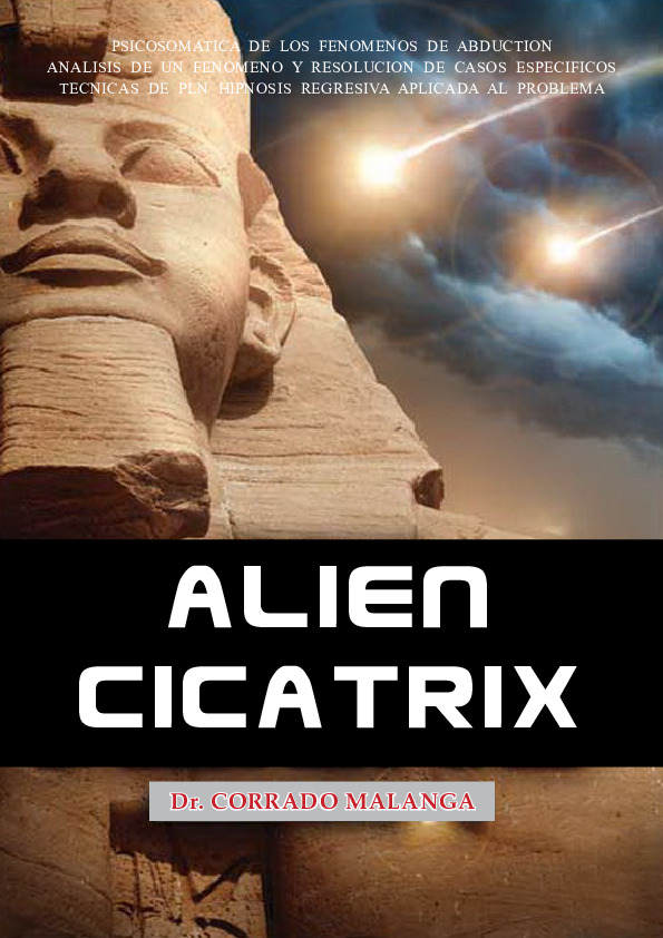Portada del libro Alien Cicatrix de Corrado Malanga